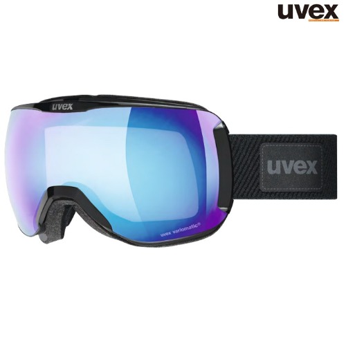 23/24 UVEX uvex downhill 2100 V_black matt - mirror blue, variomatic®변색렌즈
